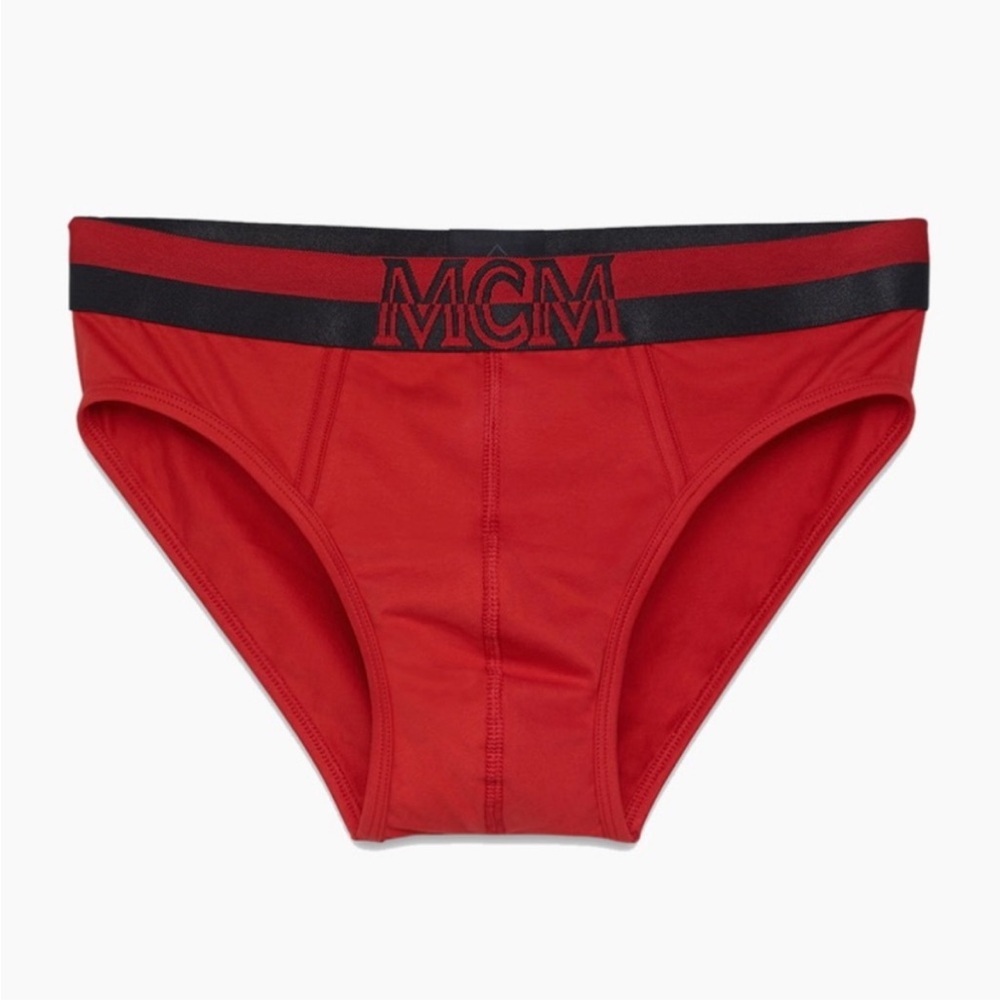 MCM Designer Logo Briefs/Underwear | Red/Black | Mens Size XL | NEW/NWT!!🖤♥️